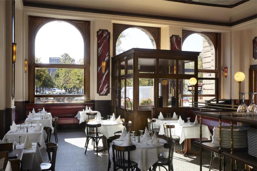 L'entrée du restaurant
