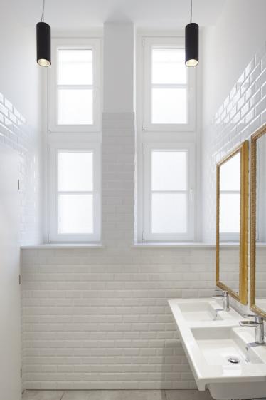 Les sanitaires rénovés