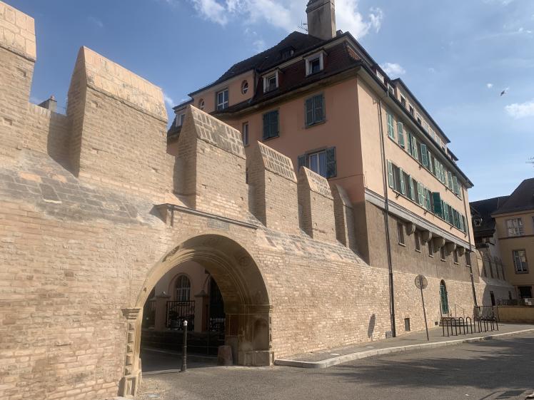 Un mur d'enceinte retrouvé