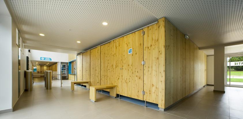 Les vestiaires 