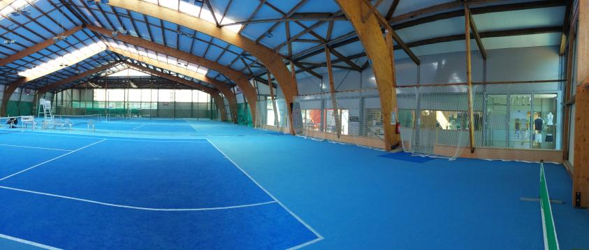 Les cours de tennis