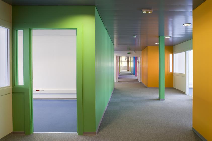 Alternance de couleurs vives
