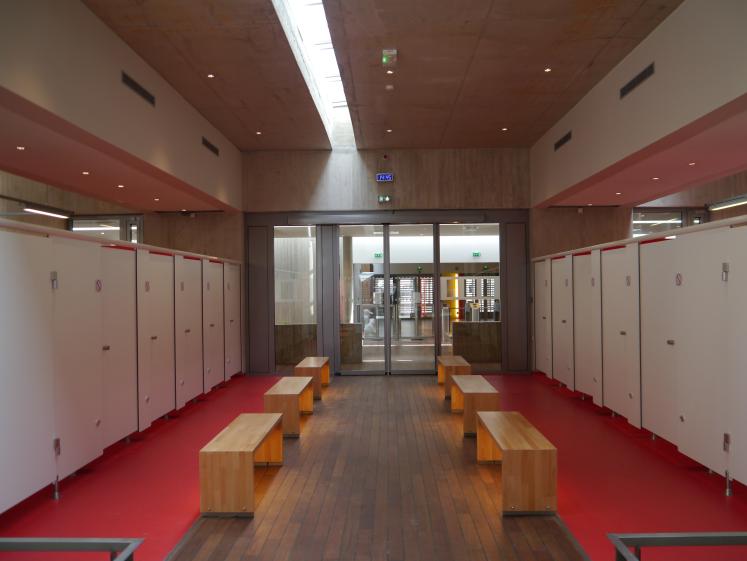 Les vestiaires