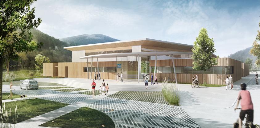 Construction d'un espace aquatique à La Broque