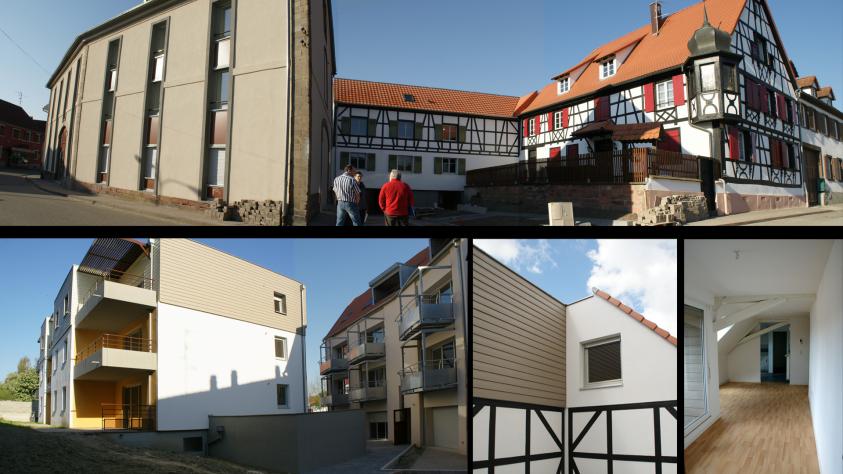 Bischwiller 17 logements (neuf + reconversion) en abord de monument historique