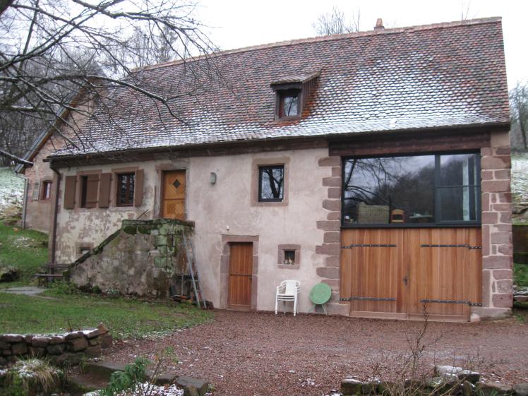 Transformation d'une grange en habitation
