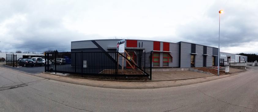 IDN ARCHITECTURE VUE APRES TRAVAUX SUR L'AGRANDISSEMENT DE L'IMPRIMERIE