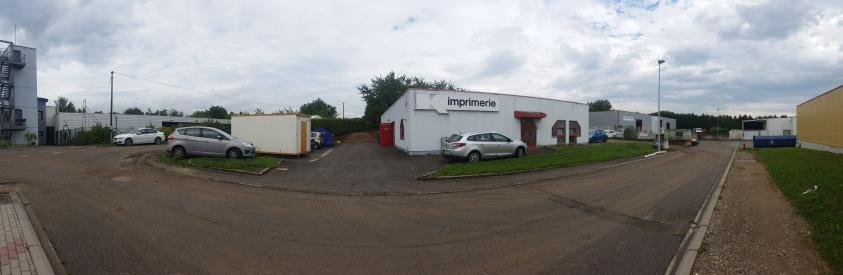 IDN ARCHITECTURE VUE AVANT TRAVAUX SUR L'AGRANDISSEMENT DE L'IMPRIMERIE