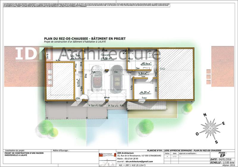 PHASE EP - CONSTRUCTION D'UNE MAISON INDIVIDUELLE - LALAYE - IDN ARCHITECTURE