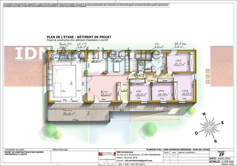 PHASE EP - CONSTRUCTION D'UNE MAISON INDIVIDUELLE - LALAYE - IDN ARCHITECTURE