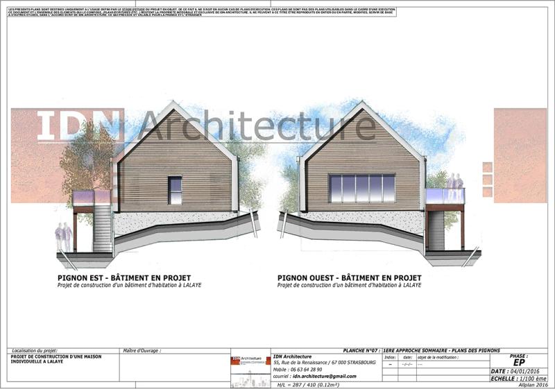 PHASE EP - CONSTRUCTION D'UNE MAISON INDIVIDUELLE - LALAYE - IDN ARCHITECTURE