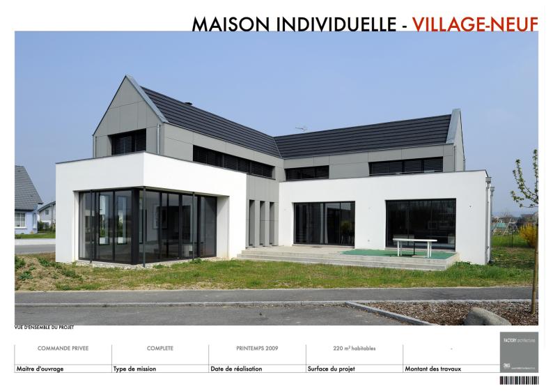 Maison individuelle à Village-Neuf
