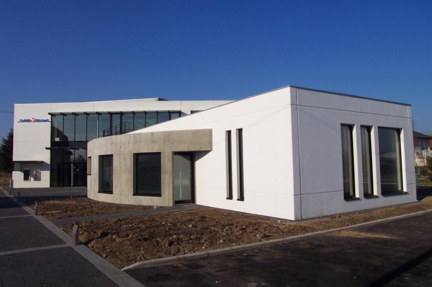 Création du siège du Crédit Mutuel de Reiningue et environs - REININGUE (68)