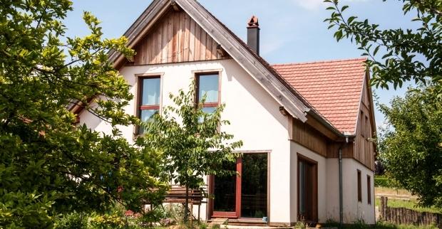 maison traditionnelle, site classé, construction neuve, ossature bois 