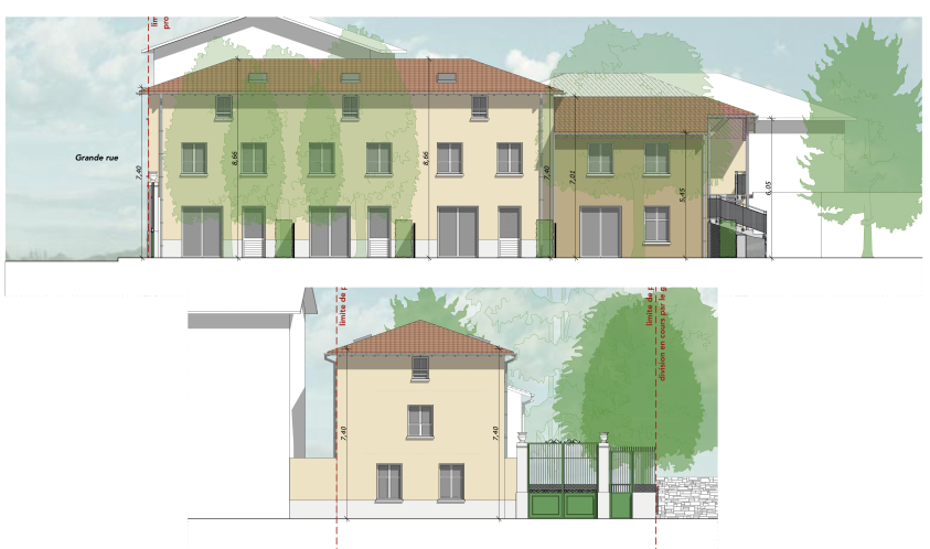 Façades du projet