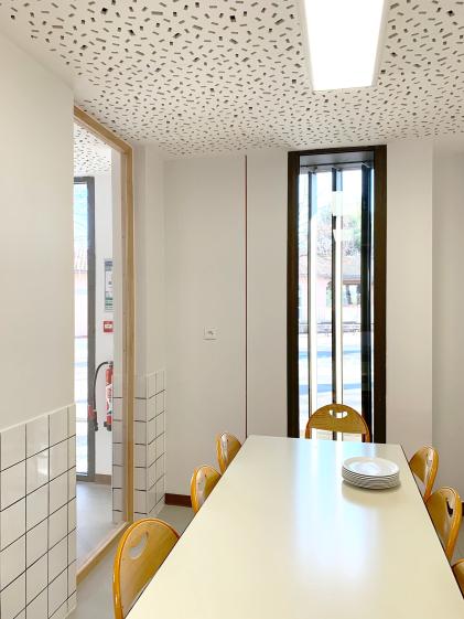 Restaurant scolaire / Colombiers / Vue intérieure