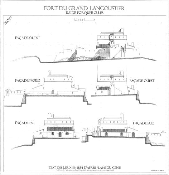 Restauration du Fort du Grand Langoustier - Île de Porquerolles