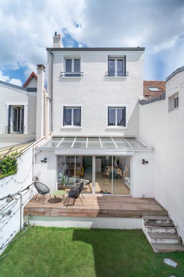 Façade sur jardin