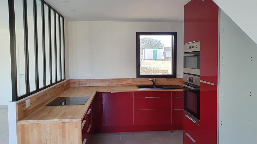 Maison contemporaine cuisine aménagée