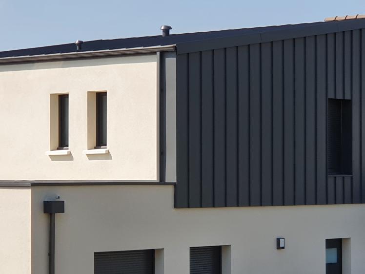 Maison contemporaine bardage aluminium