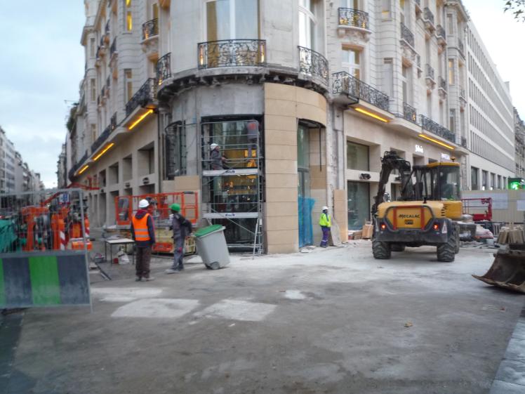 FACADES PENDANT TRAVAUX