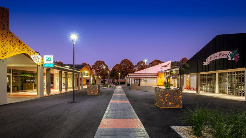 Le centre commerciale de nuit