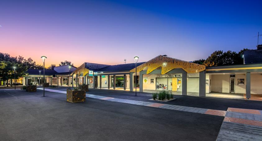 Le centre commerciale de nuit