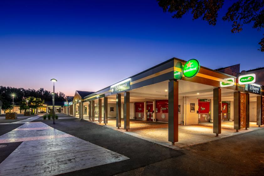 Le centre commerciale de nuit