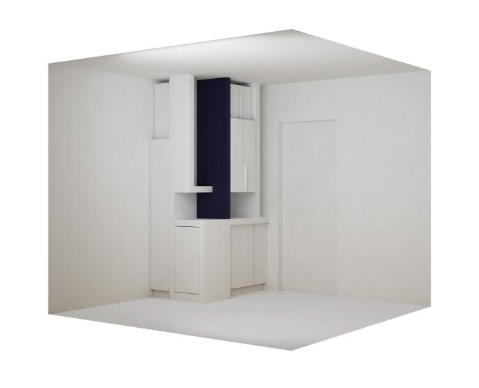 Création de mobilier fixe : meuble de cuisine