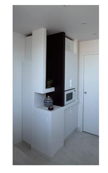 Création de mobilier fixe : meuble de cuisine