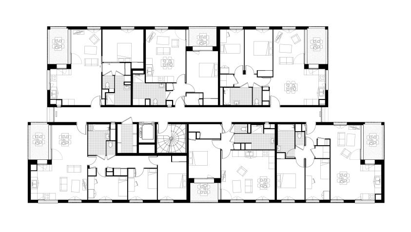 Mabire-Reich Architectes - Plan Etage Courant
