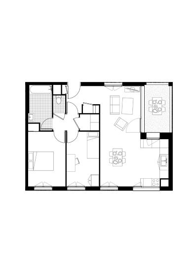Mabire-Reich Architectes - Plan Logement type