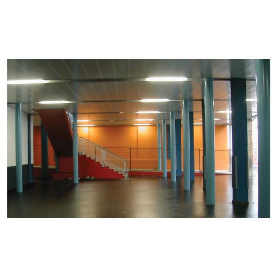 préau, sous l'extension