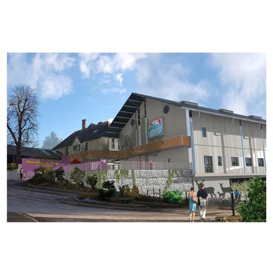 vue sur rue, le coeur village