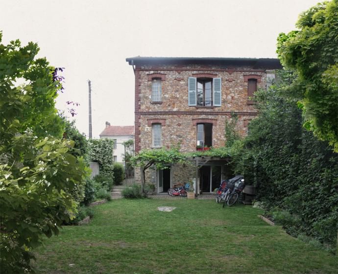 Maison Le - rénovation et extension d'une maison en bande, Andrésy (78)