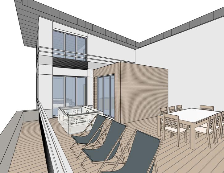 Axonométrie projet R+2