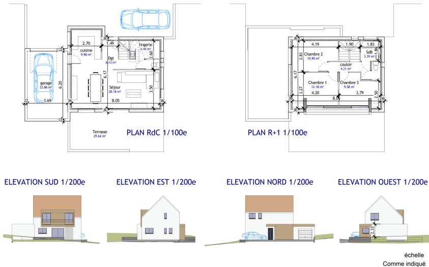 Plans et élévations