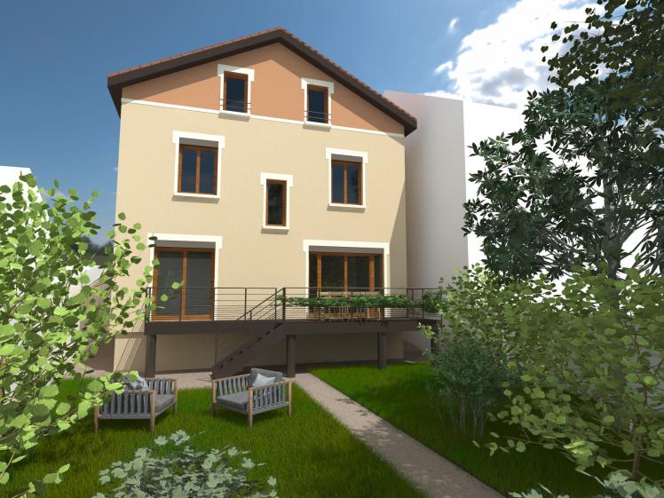 Maison 1930 rénovation extension à Lyon