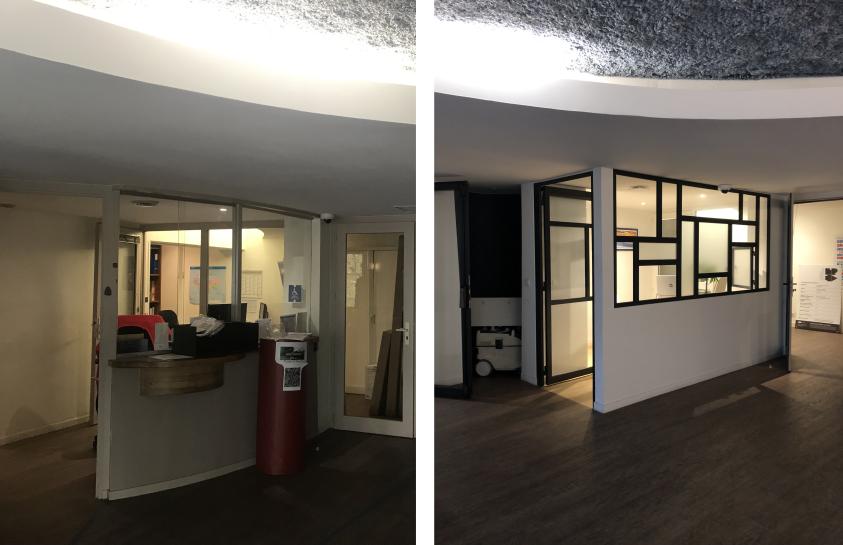ESPACE d'ENTREE Avant-Après