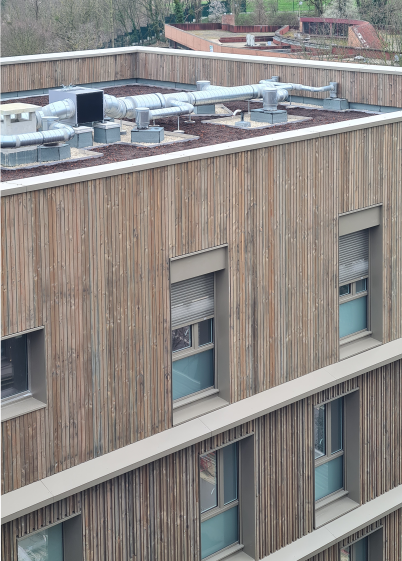 Construction d'une résidence sociale - Crédit : croixmariebourdon architectes as