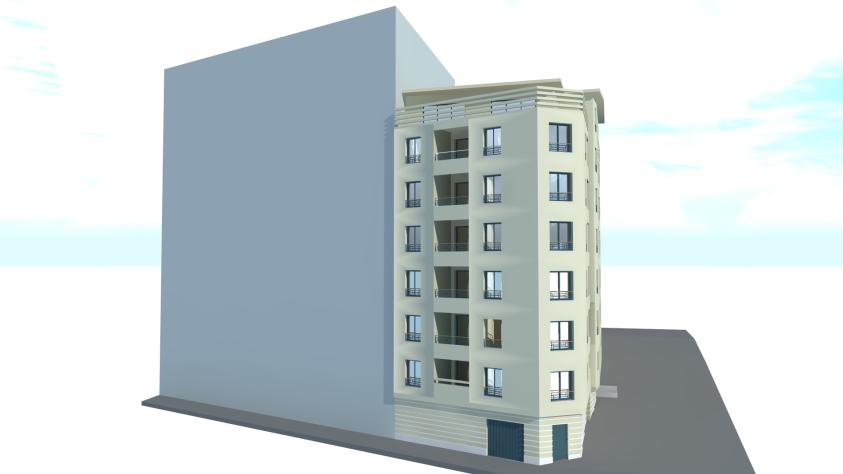 Façade sur boulevard