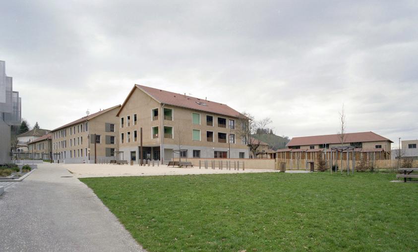 Vue d'ensemble depuis le parvis du musée