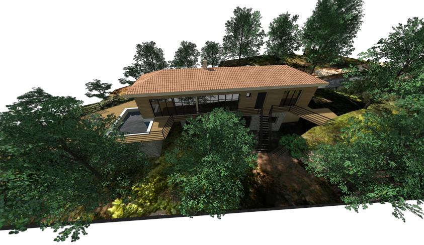 Architecte en Corse - Villa standing ecologique ossature bois