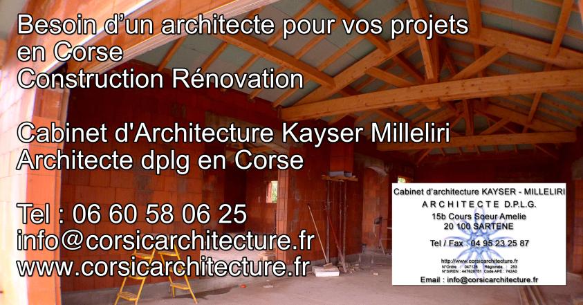 Architecte en Corse - Architecte DPLG en Corse