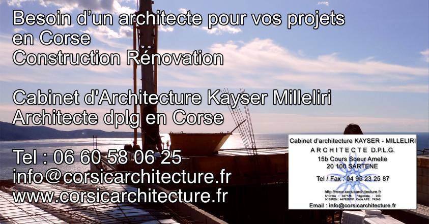 Architecte en Corse - Architecte DPLG en Corse