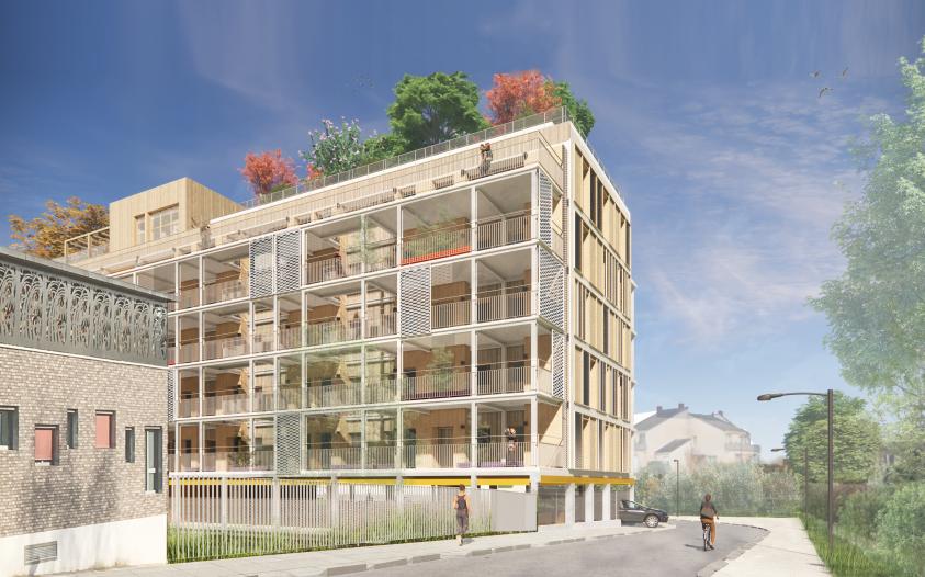 Vue façade coursive