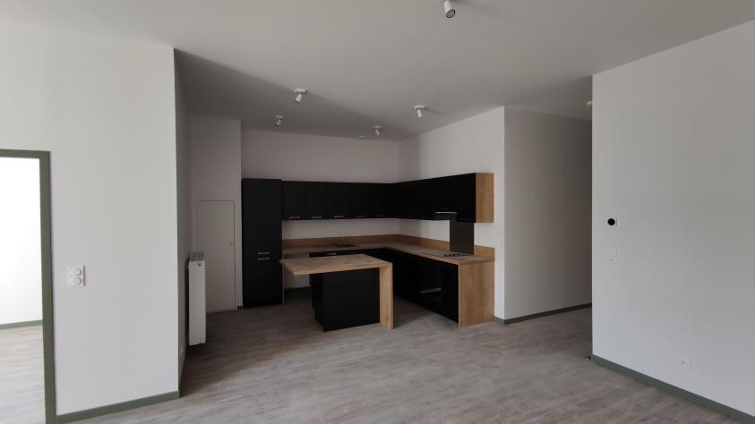 Côté cuisine d'un appartement
