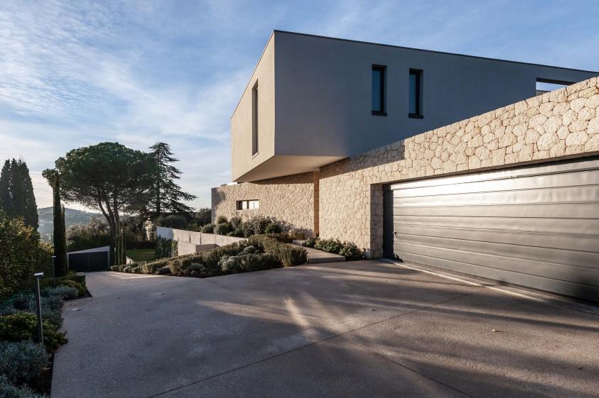 Cascio Architectes, villa contemporaine à Mougins, côtes d'azur