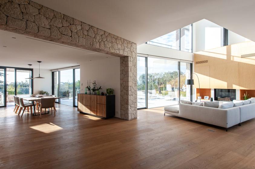 Cascio Architectes, villa contemporaine à Mougins, côtes d'azur