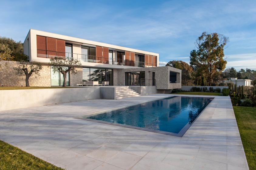 Cascio Architectes, villa contemporaine à Mougins, côtes d'azur